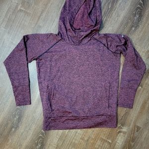 Woman's Columbia Sportswear Pullover Cowl Neck Hoodie, Large, Burgundy